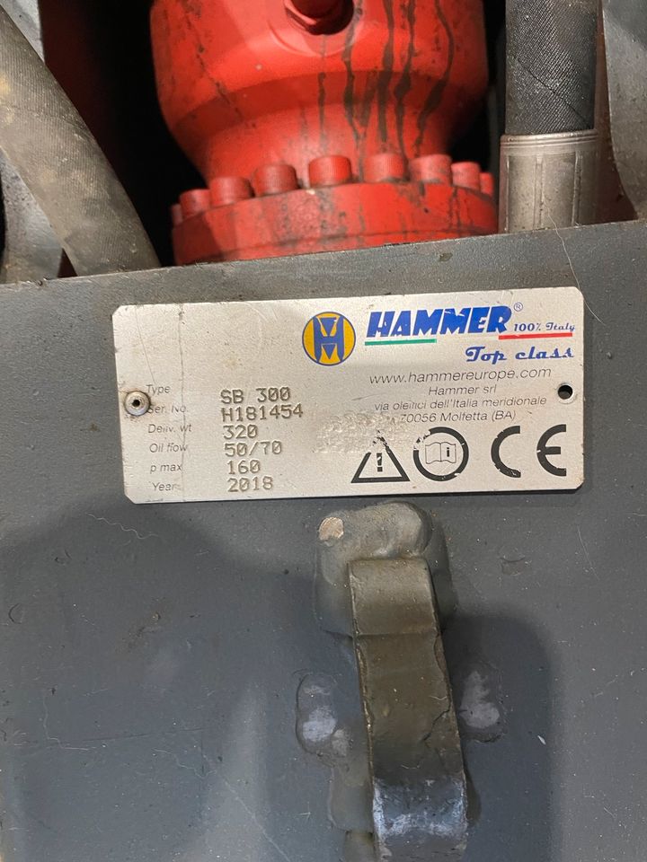 HAMMER Hydraulikhammer SB 300 mit MS08 in Remshalden