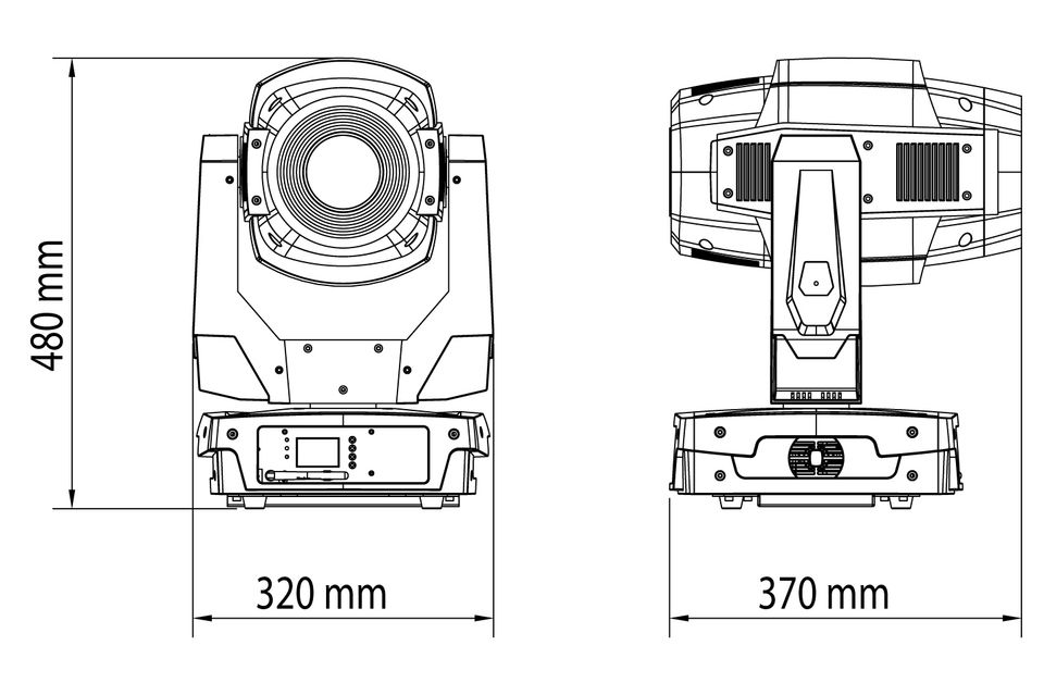 Ehrgeiz Cobalt Plus Spot 5R Moving Head Beam Gobos DMX in Gau-Algesheim