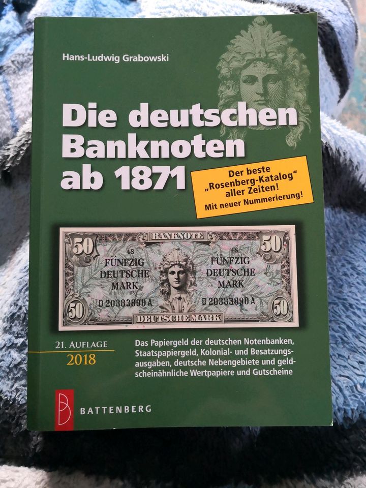 Die deutschen Banknoten ab 1871 - 21. Auflage 2018 - Top Zustand in Großefehn