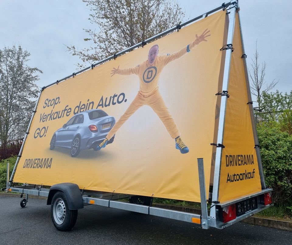 ⭐️AKTION⭐️ Werbeanhänger Gr.: XXL , INKLUSIVE Bannerset mit Druck und Befestigung❗️Neues Modell ❗️ in Stemwede