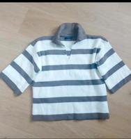 Shirt, Poloshirt, Gr.36, taupe/weiß Hessen - Petersberg Vorschau