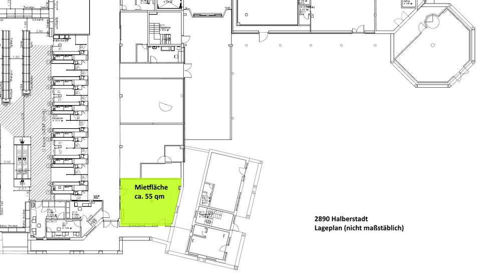 PROVISIONSFREI - Gewerbefläche *ca. 55 qm* im Kaufland Halberstadt zu vermieten in Halberstadt