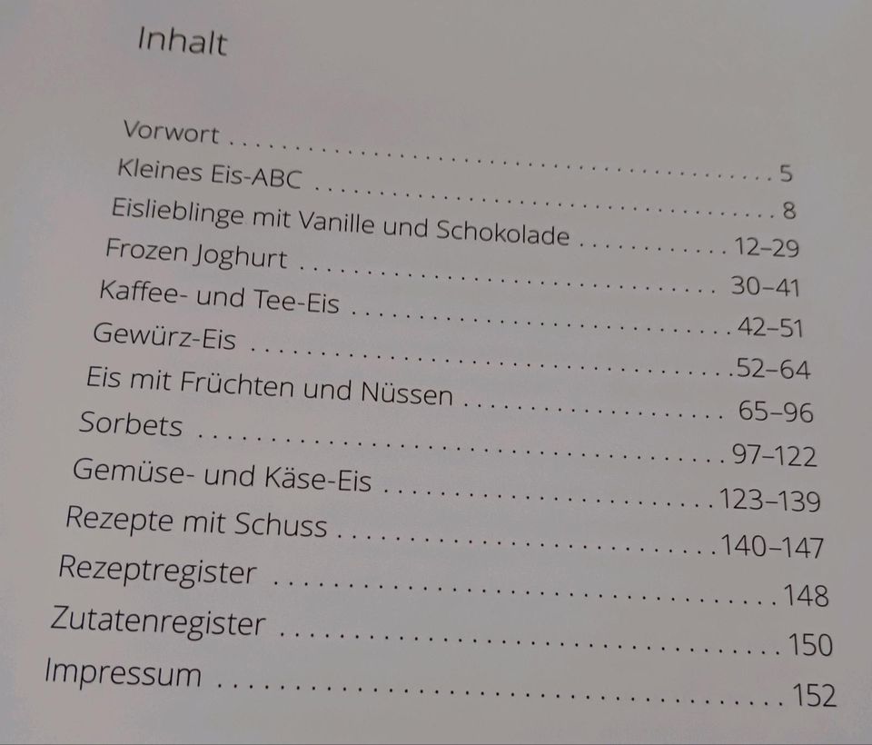 Buch mit vielen Eiskreationen für Eismaschinen in Chemnitz