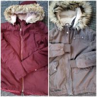 H&M Parka weinrot Khaki grau 158 164 herbst Winter übergang Niedersachsen - Nörten-Hardenberg Vorschau