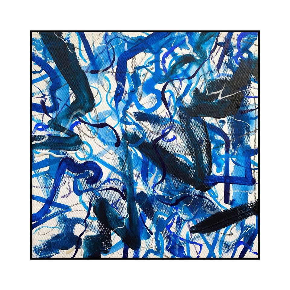 “Blue Chaos” ORIGINAL Gemälde in Vlotho