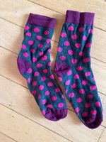 1 Paar Socken - Gr. 39 - 42 - Ewers -anthrazit mit pinken Punkten Nordrhein-Westfalen - Alfter Vorschau