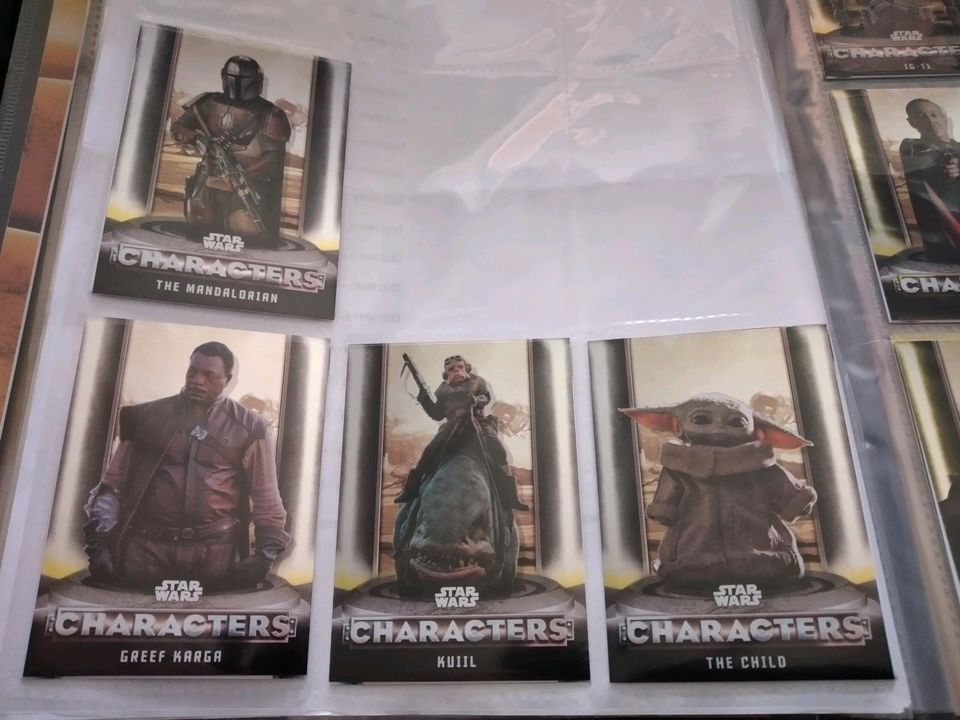 Star Wars The Mandalorian Trading Cards Topps Season 1 Charakters in Babensham