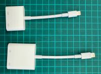 2 Apple Adapter: Lightning - HDMI & Lightning - Kamera + USB-C Niedersachsen - Bad Nenndorf Vorschau