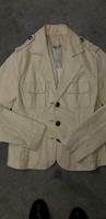 Tchibo Lederblazer Lederjacke Echt Leder in beige Used Look Gr.38 Bayern - Karlshuld Vorschau
