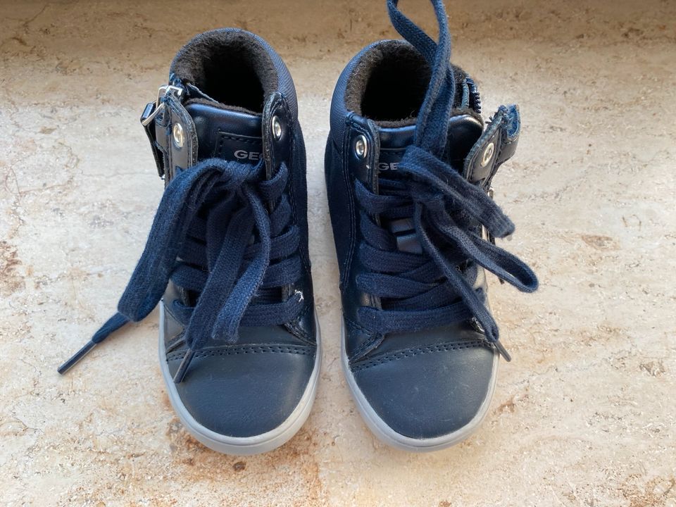 Geox Jungen Schuhe 24 blau navy in Düsseldorf