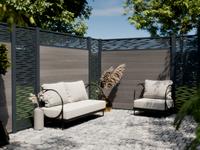 WPC Holzzaun Lamellenzaun Set 1,8x5,4m Modern Premium Qualität Nordrhein-Westfalen - Olfen Vorschau