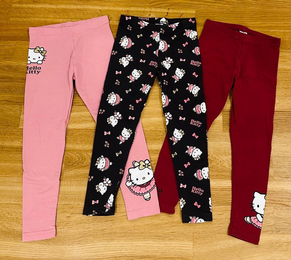 3er-Set Frühling Leggings/Sweatleggings „Hello Kitty Ballerina“ in München