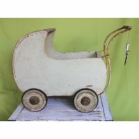 Vintage Puppenwagen aus Holz Shabby-Chic Nordrhein-Westfalen - Paderborn Vorschau