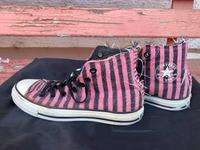 Damenschuhe Converse schwarz/pink gestreift Hessen - Büttelborn Vorschau