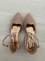 Ballerina 40 Sandalen Damen Rosé Gold beige Gold Glitzer Nordrhein-Westfalen - Paderborn Vorschau