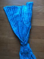 Decke Strickdecke Meerjungfrau Kuscheldecke blau Baden-Württemberg - Reutlingen Vorschau