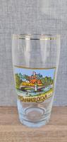 Bierglas aus DDR mit Aufdruck: Tannroda Ilmbrücke Thüringen - Bad Berka Vorschau