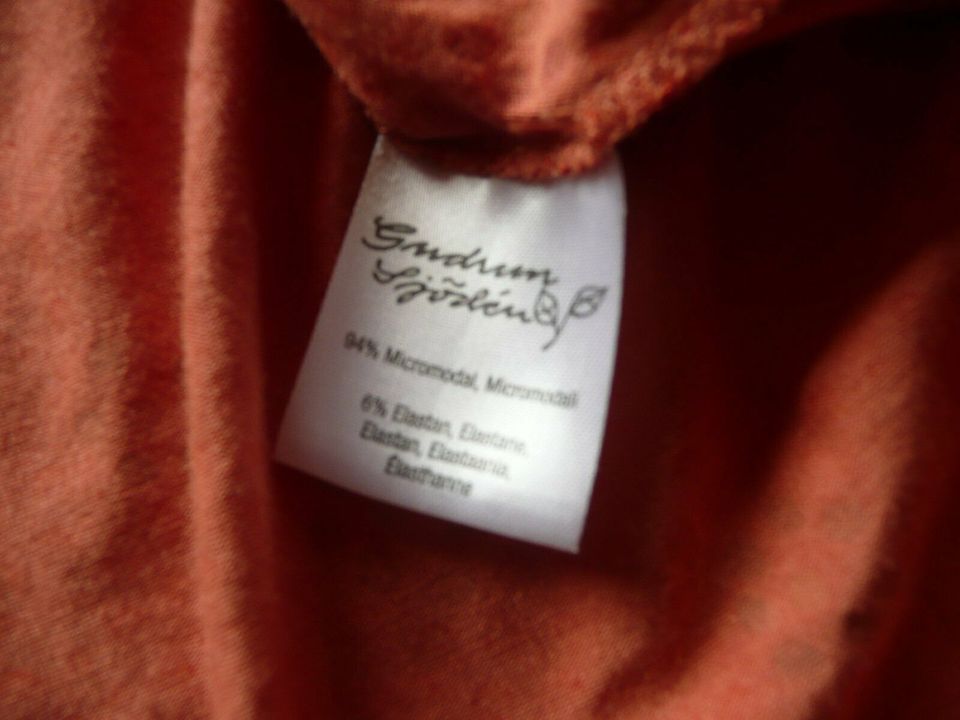 Tunika Bluse Shirt  Gudrun Sjöden M  L 40/42 orange apricot neuw. in Lohmar