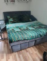 Boxspringbett grau samt 180x200cm Bayern - Pfaffenhofen a.d. Ilm Vorschau