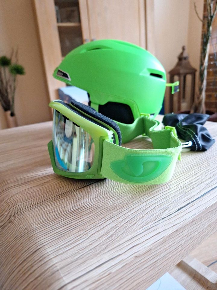 Skibrille Snowboardbrille Brille grün in Garbsen