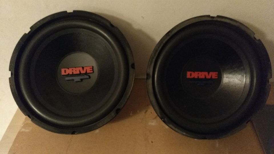 2x Subwoofer von Crunch Drive CDS 10 /10 Zoll 25cm in Schlierbach