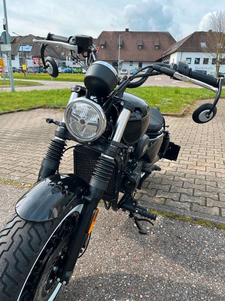 NEU 125ccm Hanway Bobber BC WW 125 15 PS & ABS 125er Cruiser in Obersulm