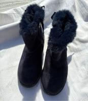 Tom Tailor dunkelblau Stiefel Plüsch Damenschuhe Gr. 38 Nordrhein-Westfalen - Marsberg Vorschau