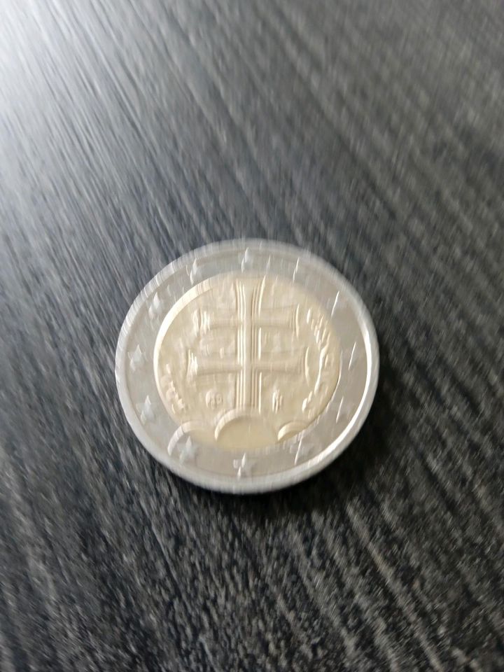 2 Euro Münze Slovensko Slowakei 2009 in Giengen an der Brenz