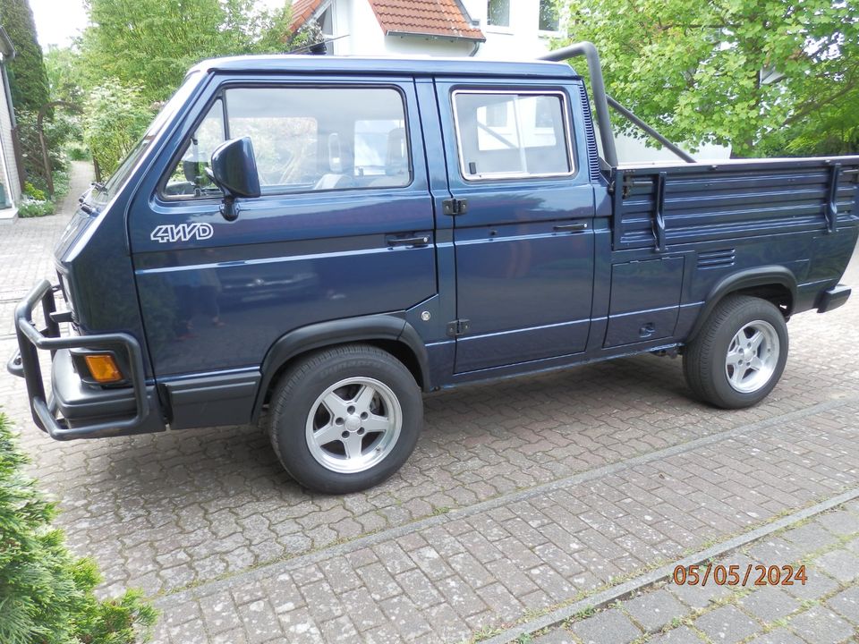 VW T3 Doka TriStar syncro Orlyblau 2 Sperren in Wolfsburg