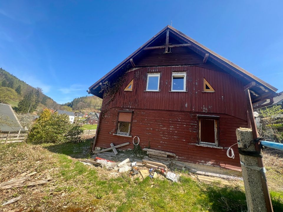 Mach mich fertig- Idyllisches Einfamilienhaus zur Fertigstellung in Klingenthal