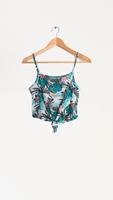 Croptop, Palmenprint, tropisch, Trend, Sommer, cropped, S 36 38 Bayern - Münchberg Vorschau
