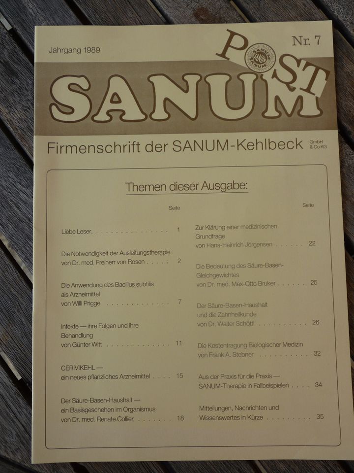 Sanum Post Nr. 7 in Bad Schönborn