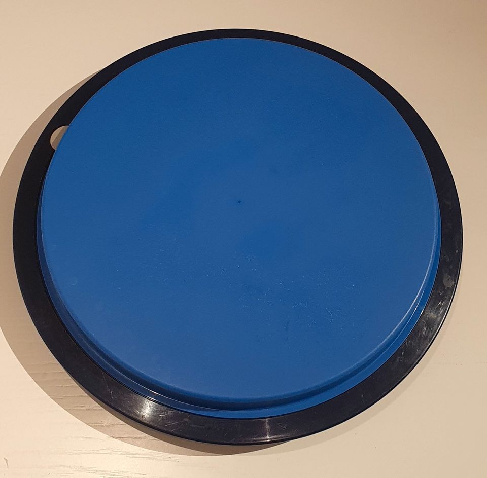 Tupperware "Schlemmer-Runde"/Serviertablett/Rondell,Preludio,blau in Schieder-Schwalenberg