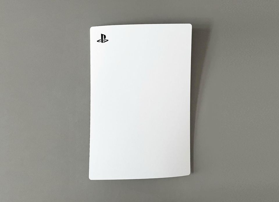 Original PS5 Digital Konsolen-Cover/ Seitenplatten weiß - wie neu in Leipzig