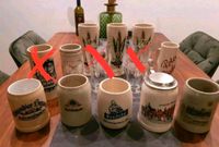 10 Bierkrüge Bier Krüge Glas Biergläser Ton Keramik Paulaner Bayern - Murnau am Staffelsee Vorschau