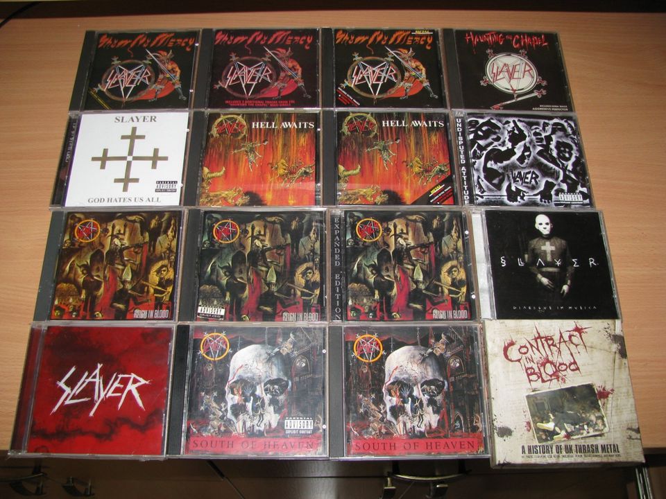 CD Xentrix, Nuclear Assault, Forbidden, Bathory, Exhorder, Venom in Poing