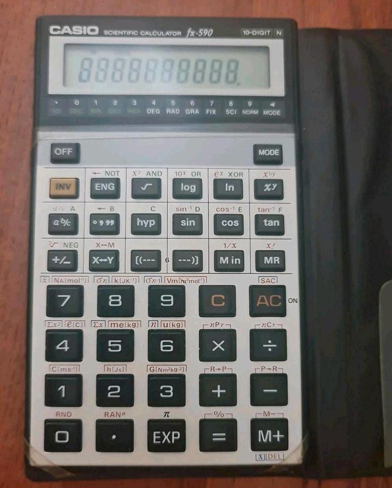 Taschenrechner casio fx-590, texas instrument ti-50, ti-30 LCD in Kusterdingen