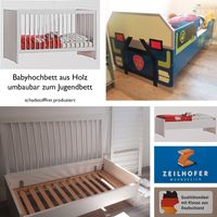 Hochbett umbaubar zum Jugendbett, Holz, made in Germany Hessen - Bensheim Vorschau