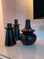 Steingut handmade Vase schwarz skandi vintage asa westwing 70er Niedersachsen - Salzgitter Vorschau