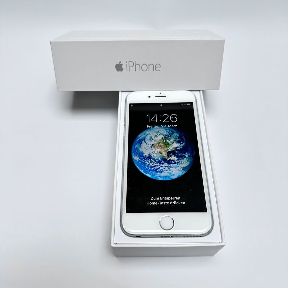 2 Stück x iPhone 6 - 64GB - Silber in Vaihingen an der Enz