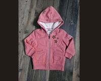 Teddyjacke Gr. 74/80 coralle rosa grau Sterne Plüsch Niedersachsen - Apen Vorschau