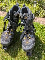K2 Inline Skates Schlittschuh Kurven schwarz gelb Gr. 44 Hessen - Büdingen Vorschau