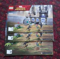 Bauanleitungen 1-3 von Lego Marvel Nr. 76103 Thüringen - Grabfeld Vorschau