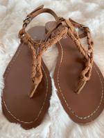 RALPH LAUREN SANDALEN  Gr:37 LEDER COGNAC FARBE Nordrhein-Westfalen - Hürth Vorschau