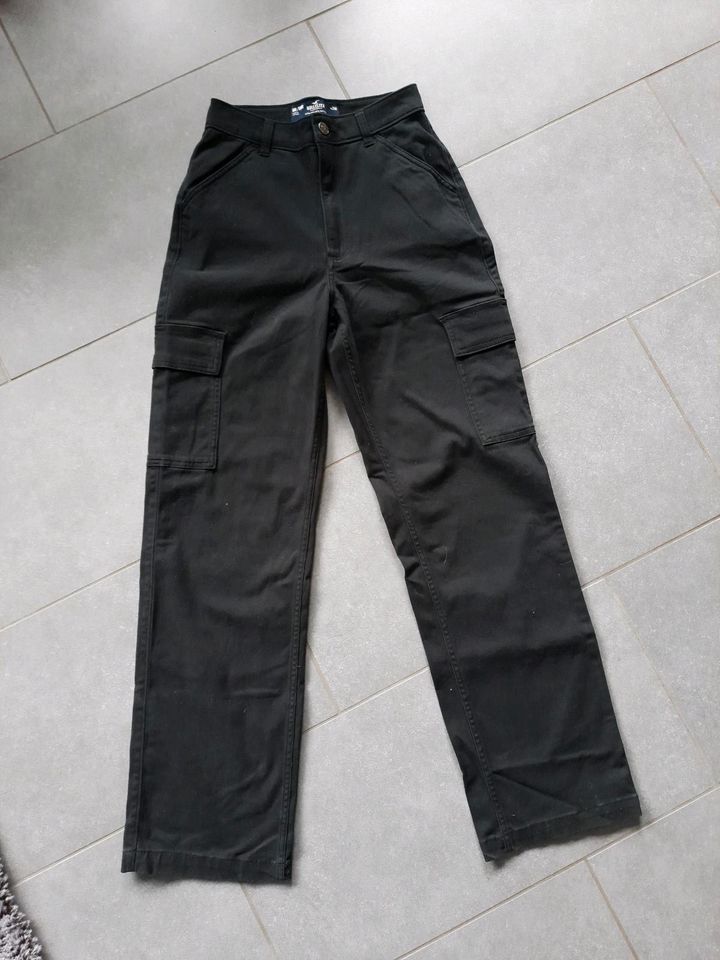 Jeans Hollister schwarz W24R Ultra High Rise Dad Pant in Duisburg