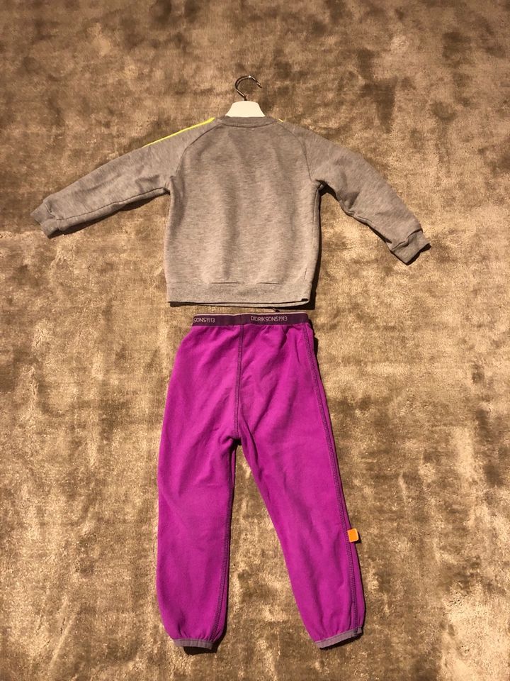 Set grauer Adidas-Pullover in 104& lila Didrikson-Sporthose in 90 in Hameln