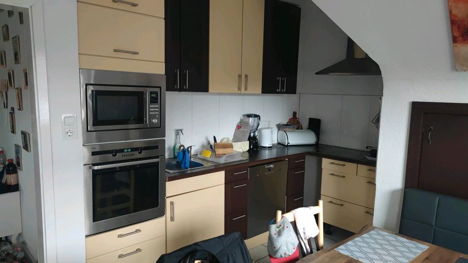 Küche Teilholz AEG + Miele in Cloppenburg