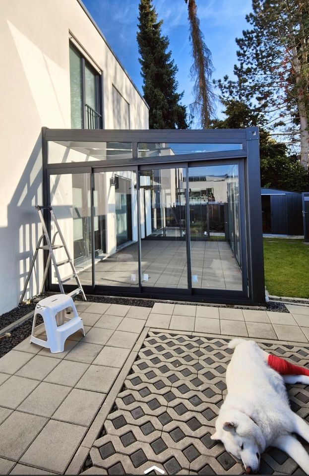 Montage für Wintergarten Überdachung Pergola Terrasse Handwerker in München