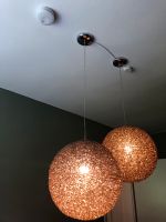 Lampe / Hänge Leuchten/ Pendellampe Kugelform in goldbraun Hessen - Fulda Vorschau