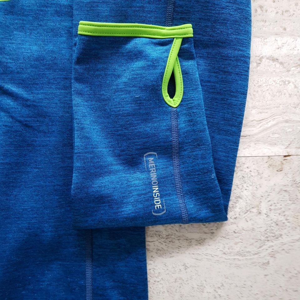 Ortovox Merino Hoody, Herren, Gr. M,  blau meliert, top in Braunlage